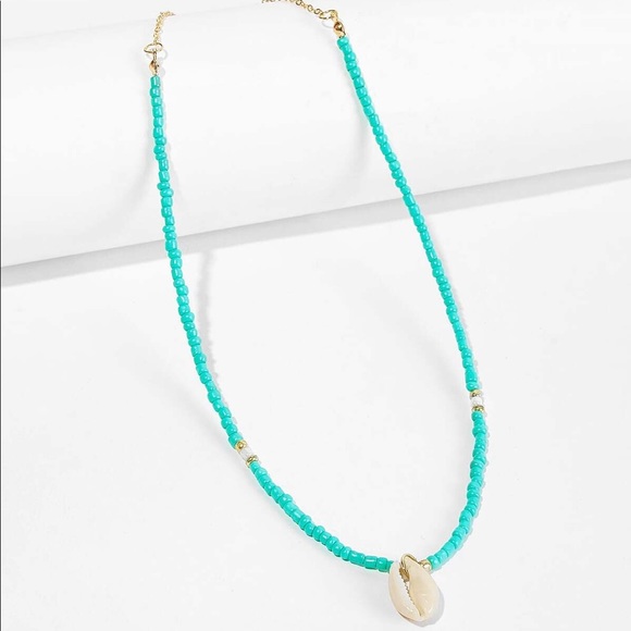 Beaded Shell Necklace - Picture 1 of 4